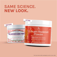 Collagen powder being stirred into a smoothie