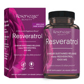 Bottle of Reserveage Beauty Resveratrol 1000 mg
