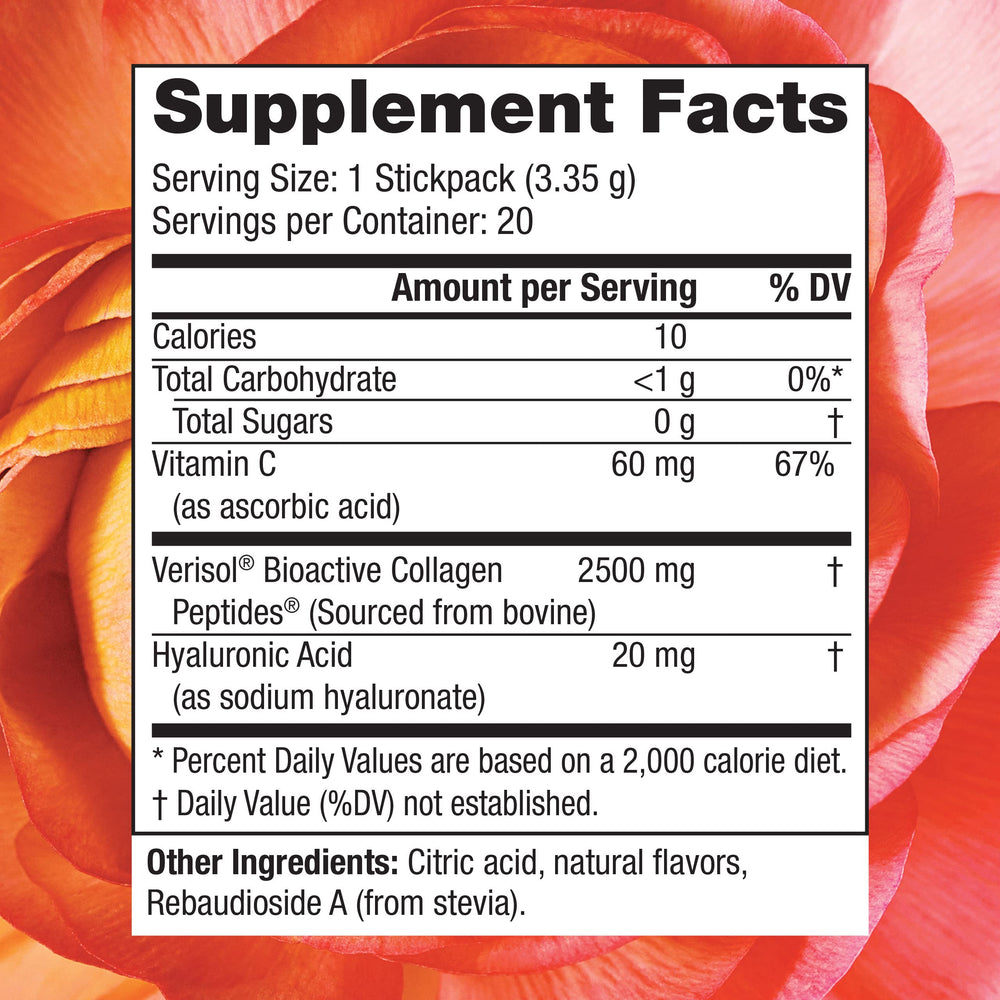 Close-up of Reserveage Collagen Candy 2.3 oz package