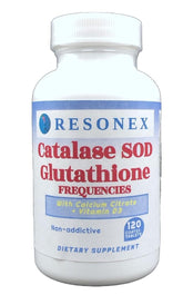 Resonex Catalase, SOD and Glutathione Frequencies bottle label