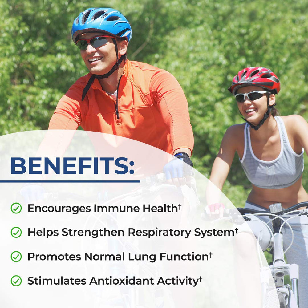 Illustration of quercetin, vitamin D, cordyceps, nettle leaf and marshmallow root ingredients