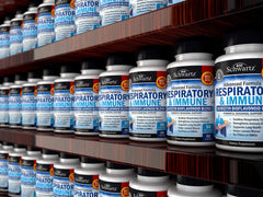 Healthcare professionals formulating supplements in a USA facility