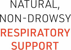 Front and back label of the respiratory health supplement