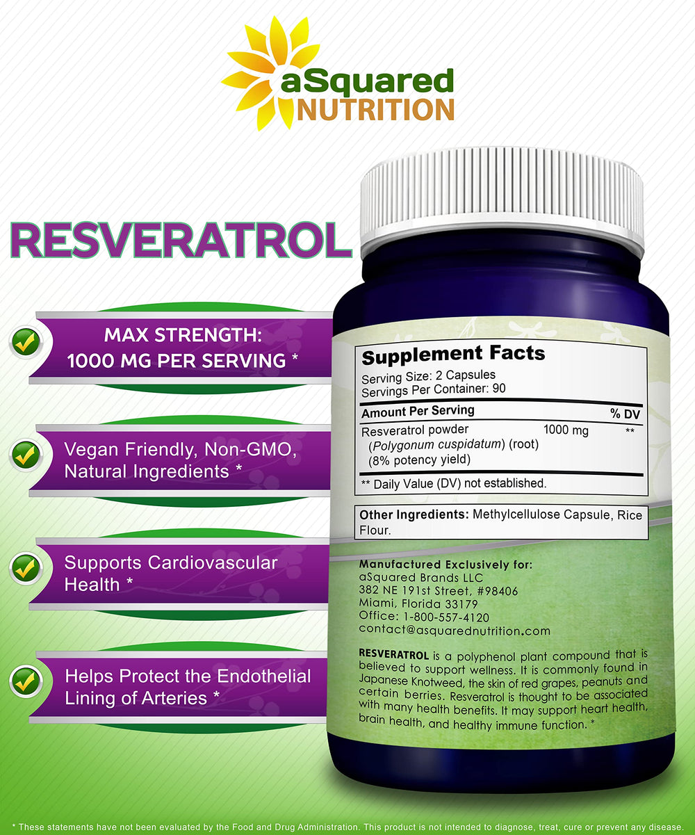 Illustration of polyphenol sources for resveratrol