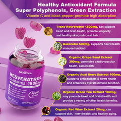 Gummies promoting skin, hair, nails and brain health