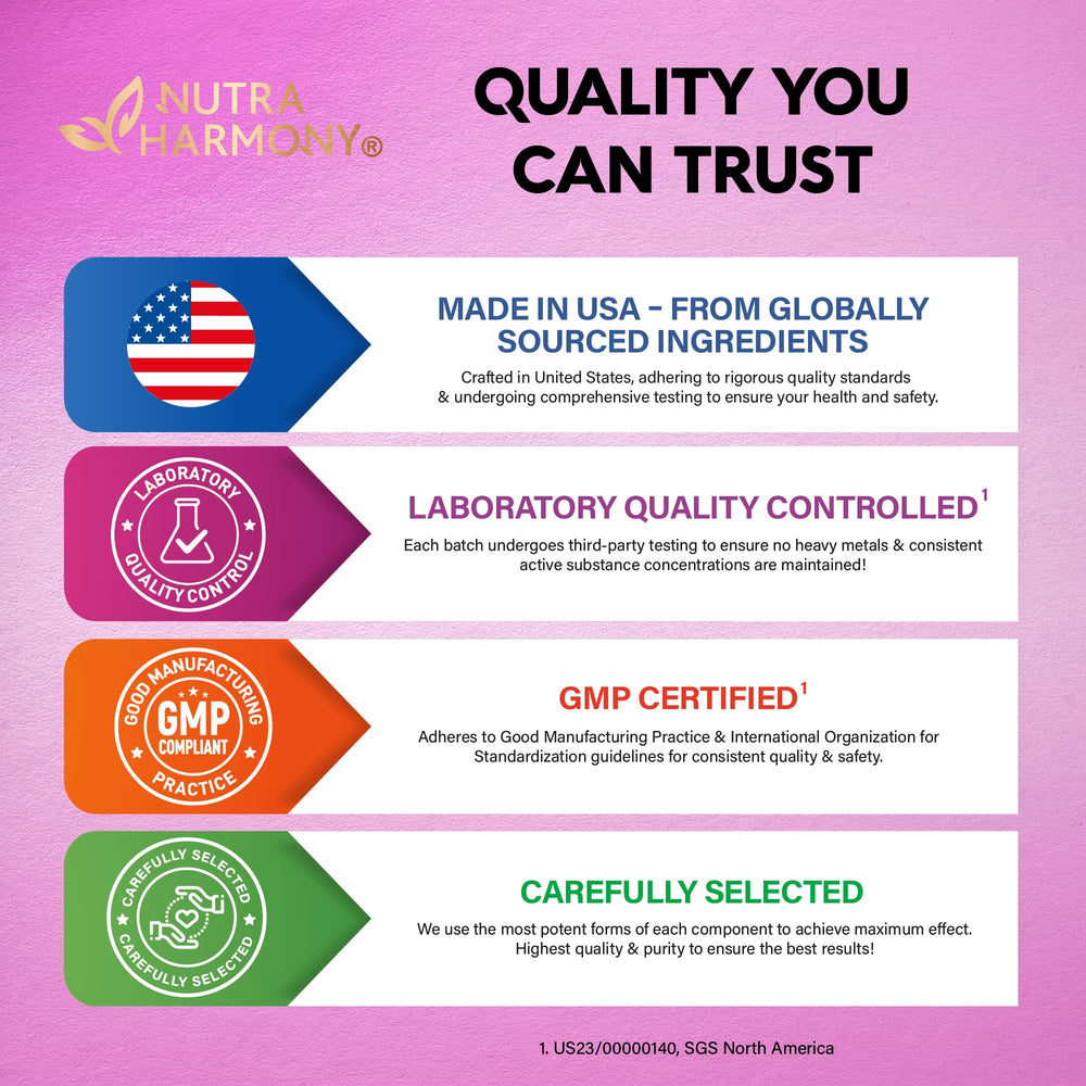 Noni extract, berberine, quercetin and apple cider vinegar ingredients visuals