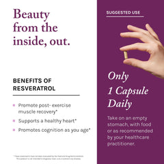 Organic muscadine grapes used in resveratrol formula