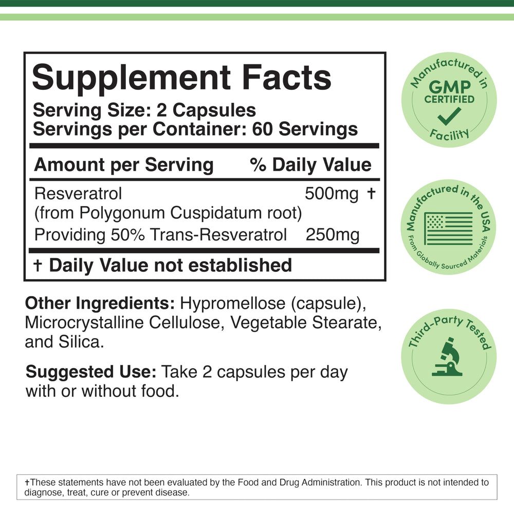Polygonum root extract providing 50% trans-resveratrol