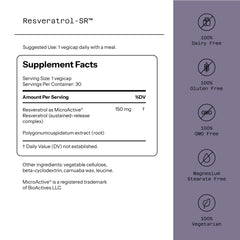 MicroActive resveratrol graphic showing sustained-release