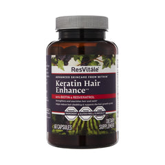 ResVitale Keratin Hair Enhance bottle on white background