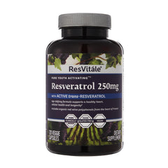 ResVitale Resveratrol 250 mg bottle front view