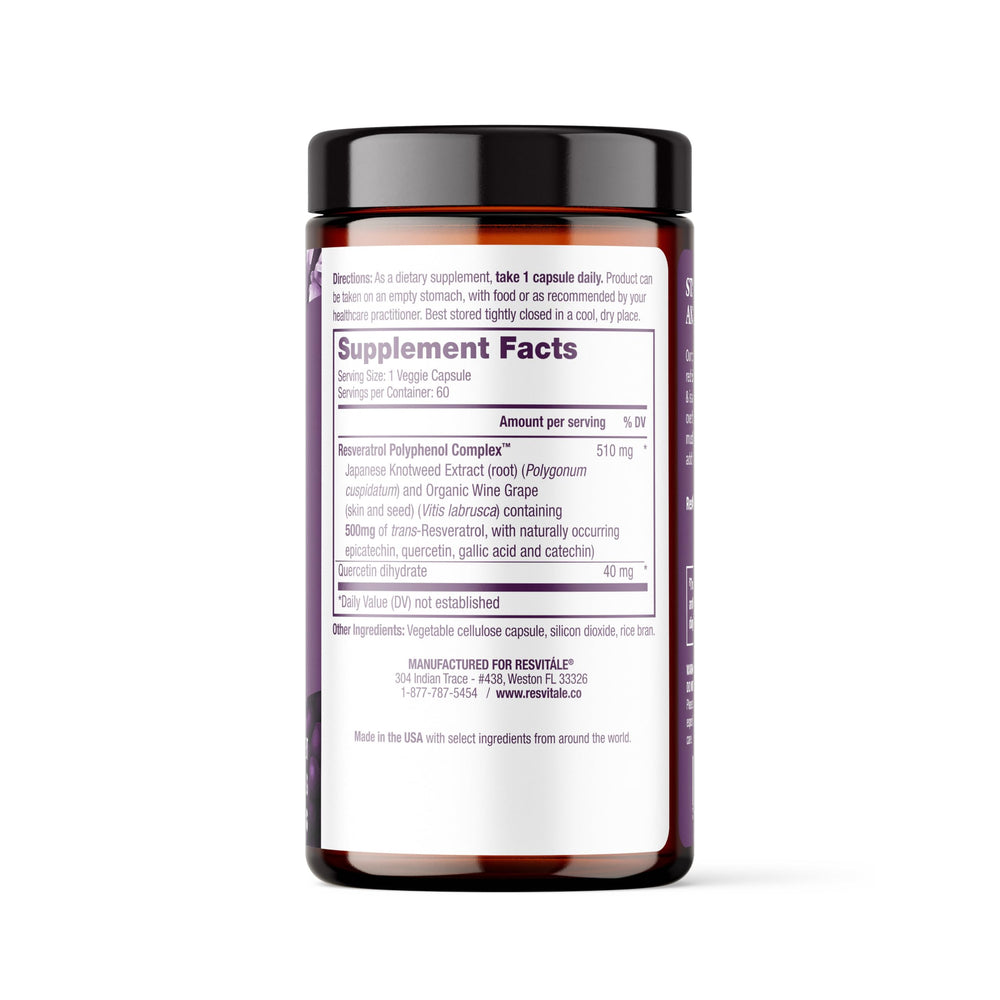 ResVitale Resveratrol 500 mg capsules