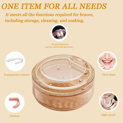 Upper storage compartment for dry storage