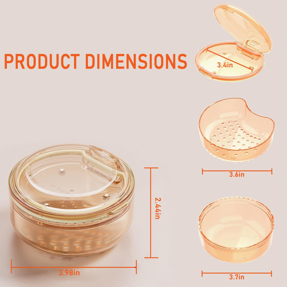 Compact and portable retainer case for on-the-go use