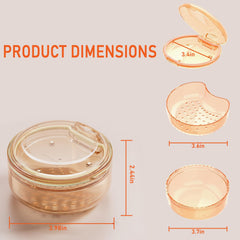 Compact and portable retainer case for on-the-go use