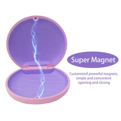 Two-pack Retainer Case in Black and Cyan colors