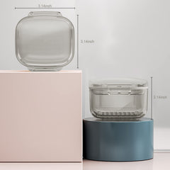 Durable retainer cleaner case made of ABS plastic with stainless steel mandrel