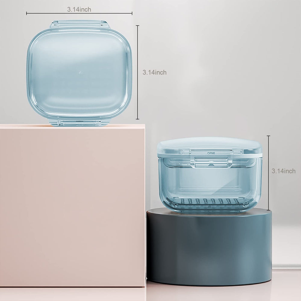 Safe and odor-free retainer case with stainless steel mandrel