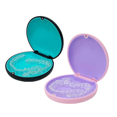 Two-pack Retainer Case in Pink and Purple colors