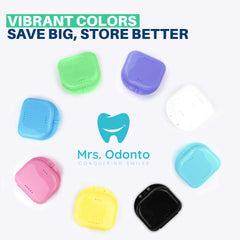 Denture/retainer case with secure tight snap closure