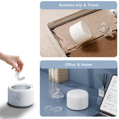 Cleaner in box with charging cable and user guide