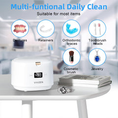 Compact retainer cleaner with 230ml capacity