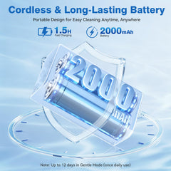 Retainer cleaner with four UV lamps for deep cleaning