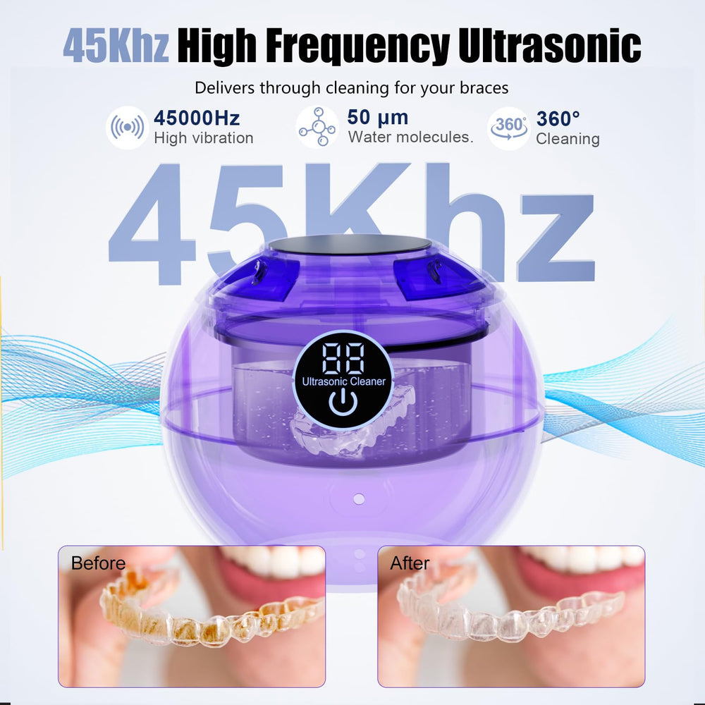Clean cup with 200ml capacity and timer display