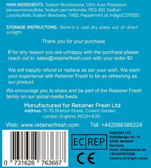 Brite Retainer Tablets 120-count carton on countertop