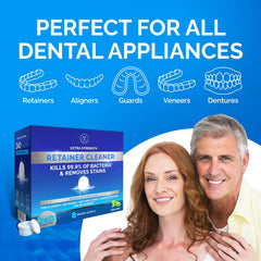 Dentist-approved dental appliance cleaner tablets