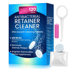 Retainer cleaner tablets kit for Invisalign 120-count (sulphate-free)