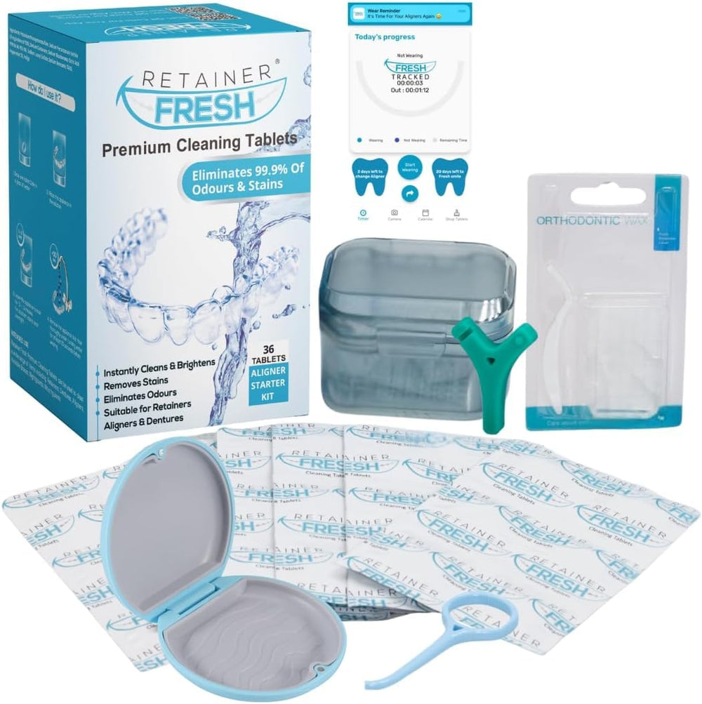 Retainer Cleaning Kit with 36 tablets (1 month supply)