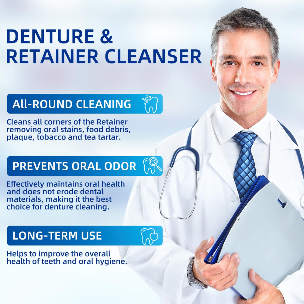 Long-lasting fresh retainer after cleaning