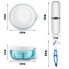 Retainer cup with built-in strainer inside view