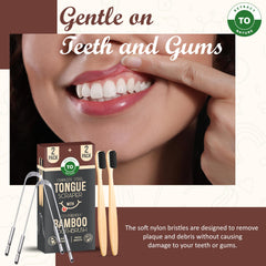 Travel case for RETRACT TO NATURE toothbrush and tongue scraper