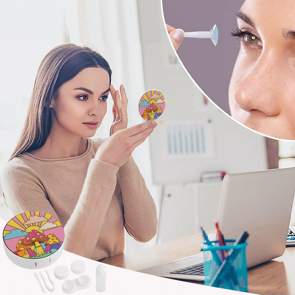 Wearing stick and tweezers included in the kit
