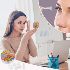 Wearing stick and tweezers included in the kit