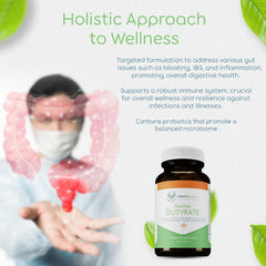 Two capsules with water illustrating daily dosage guidance