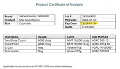 100 mg per capsule RetzlerRx S-Acetyl Glutathione capsule