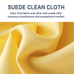 Reusable and washable suede microfiber cleaning cloths
