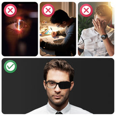 Reusable black eye patches for adults and kids