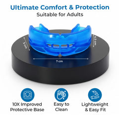 Reviv night guard showing a snug, secure fit