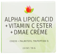 Main image of Reviva Labs Alpha Lipoic Acid Vitamin C Ester DMAE Creme 2oz