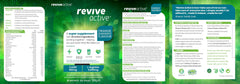 Orange-flavored daily sachet of Revive Active