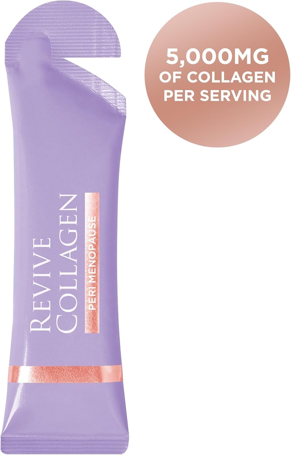 Close up of Revive Collagen Menopause bottle