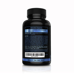 Close-up of ingredients: Magnesium, 5-HTP, Phellodendron Root Powder, Mucuna Pruriens