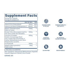 Vegan-friendly and gluten-free packaging for Revive MD CoQ10