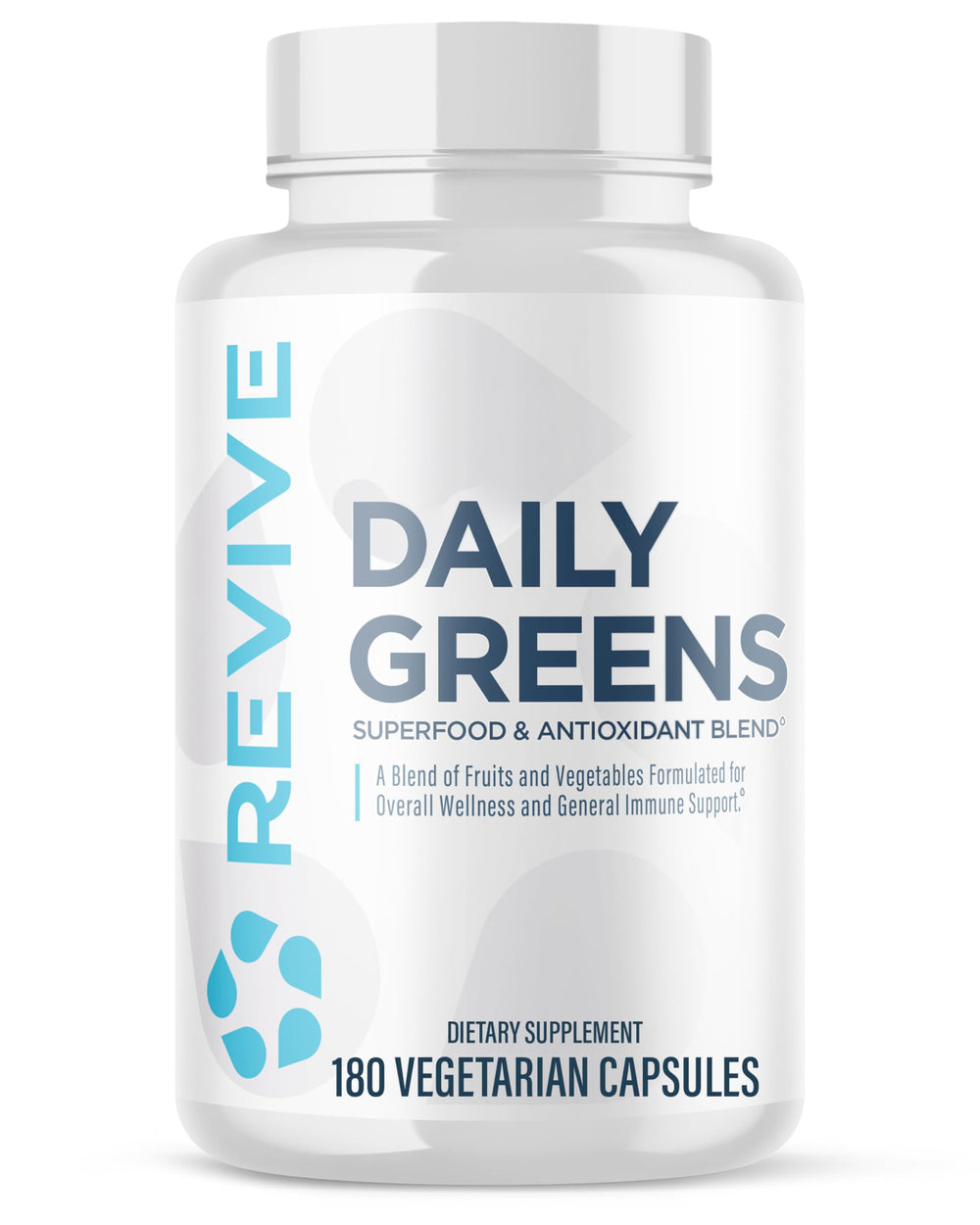 Hero image of Revive MD Daily Greens 180-capsule bottle