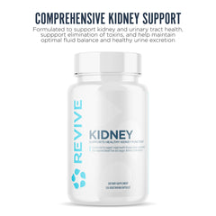 Close-up of Revive MD Kidney Support capsules