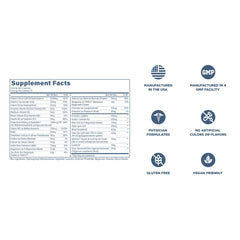 NAC and minerals illustrated on Revive MD label
